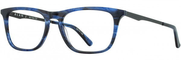 Alan J Alan J 164 Eyeglasses, 3 - Midnight / Black