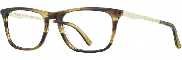 Alan J Alan J 164 Eyeglasses, 2 - Desert Sand / Light Gold