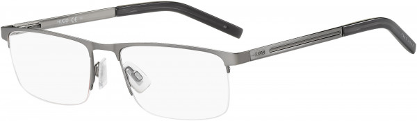 HUGO Hugo 1117 Eyeglasses, 0R80 Semi Matte Dark Ruthenium