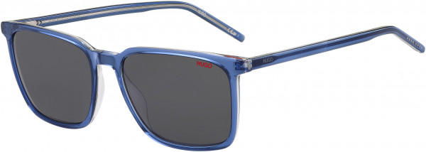 HUGO Hugo 1096/S Sunglasses, 0OXZ Blue Crystal