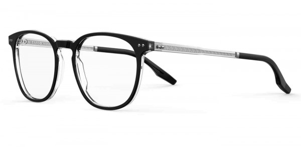 Safilo Design TRATTO 12 Eyeglasses, 07C5 BLACK CRYSTAL