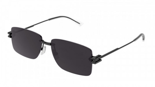 Bottega Veneta BV1126S Sunglasses, 001 - BLACK with GREY lenses