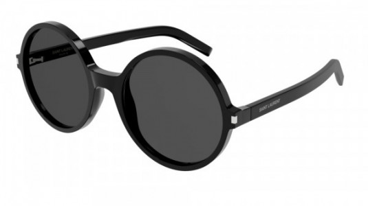 Saint Laurent SL 450 Sunglasses, 001 - BLACK with BLACK lenses