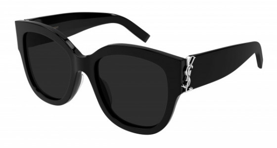 Saint Laurent SL M95/F Sunglasses, 005 - BLACK with GREY polarized lenses