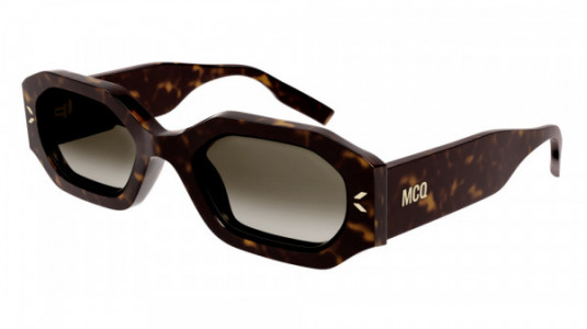 McQ MQ0340S Sunglasses, 002 - HAVANA with BROWN lenses