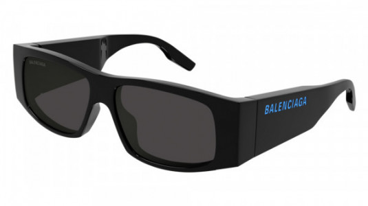 Balenciaga BB0100S Sunglasses, 003 - RED with GREY lenses