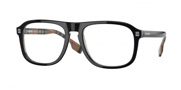 Burberry BE2350 NEVILLE Eyeglasses, 3838 NEVILLE TOP BLACK ON VINTAGE C (BLACK)