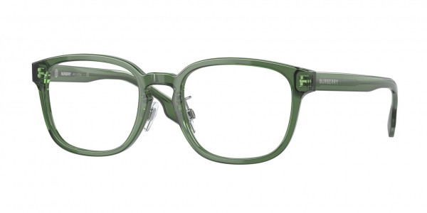 Burberry BE2344F EDISON Eyeglasses, 3954 EDISON GREEN (GREEN)