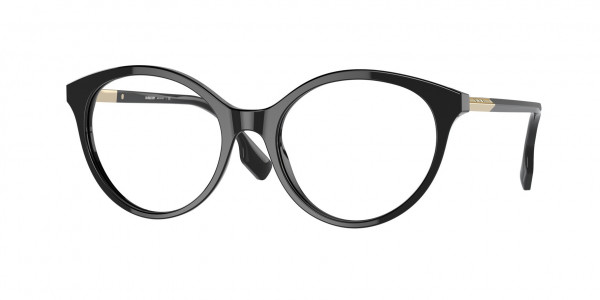 Burberry BE2349F JEAN Eyeglasses, 3001 JEAN BLACK (BLACK)