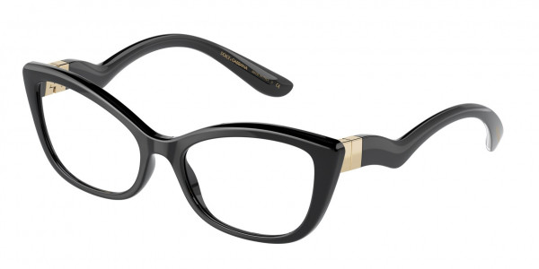 Dolce & Gabbana DG5078 Eyeglasses, 501 BLACK