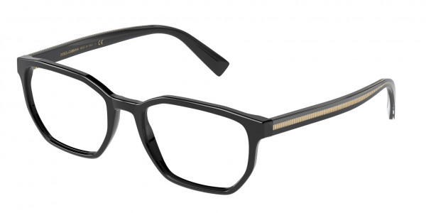 Dolce & Gabbana DG3338F Eyeglasses, 501 BLACK