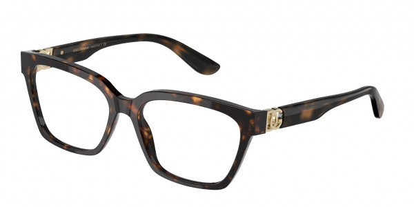 Dolce & Gabbana DG3343 Eyeglasses, 502 HAVANA (HAVANA)