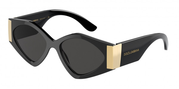 Dolce & Gabbana DG4396F Sunglasses, 501/87 BLACK GREY GRADIENT BLACK (BLACK)