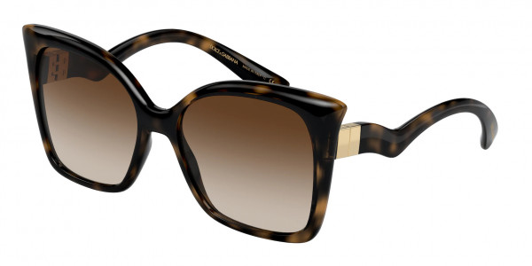 Dolce & Gabbana DG6168 Sunglasses, 502/13 HAVANA GRADIENT BROWN (TORTOISE)