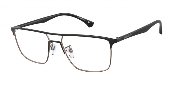 Emporio Armani EA1123 Eyeglasses, 3252 MATTE BLACK/BRONZE (BLACK)