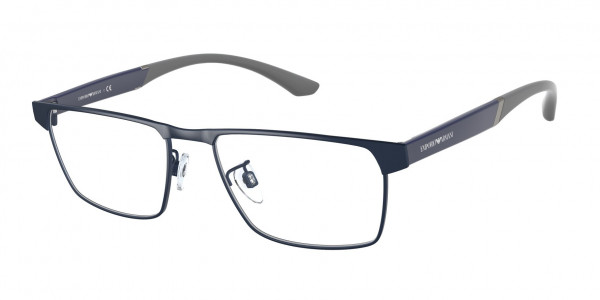 Emporio Armani EA1124 Eyeglasses, 3250 MATTE BLUE (BLUE)