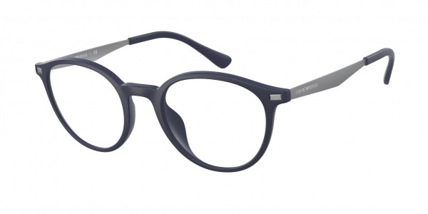 Emporio Armani EA3188U Eyeglasses, 5088 MATTE BLUE (BLUE)