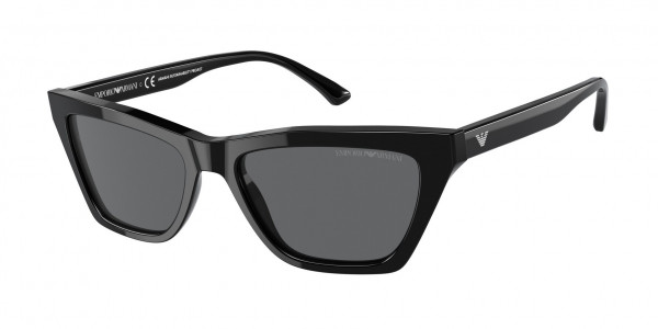 Emporio Armani EA4169 Sunglasses, 587587 BLACK DARK GREY (BLACK)