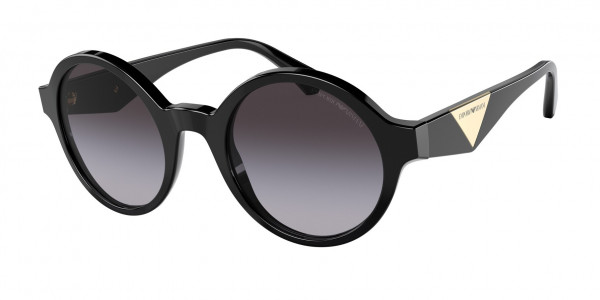 Emporio Armani EA4153 Sunglasses, 50178G BLACK GREY GRADIENT (BLACK)