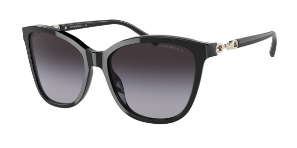 Emporio Armani EA4173 Sunglasses, 50018G BLACK GRADIENT GREY (BLACK)