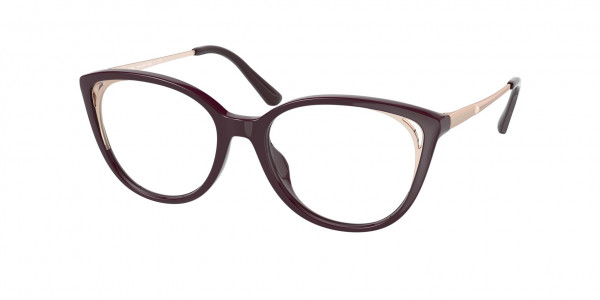 Michael Kors MK4086U RIGA Eyeglasses, 3344 RIGA BIO CORDOVAN (BROWN)
