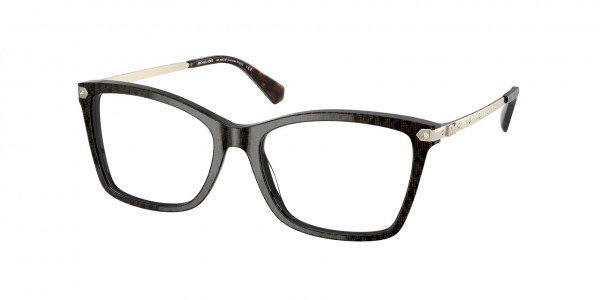 Michael Kors MK4087BF CARACAS BRIGHT Eyeglasses, 3500 CARACAS BRIGHT BROWN SIGNATURE (BROWN)