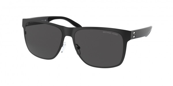 Michael Kors MK1103 KODIAK Sunglasses, 100487 KODIAK MATTE BLACK DARK GREY S (BLACK)