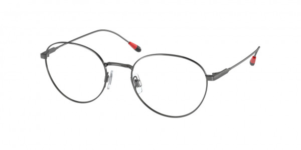 Polo PH1208 Eyeglasses, 9157 SHINY DARK GUNMETAL (GREY)
