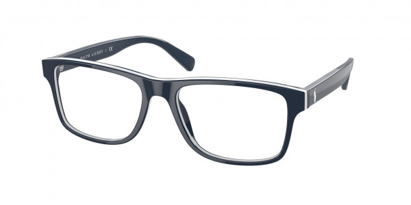 Polo PH2223 Eyeglasses, 5991 NAVY/WHITE/NAVY (BLUE)