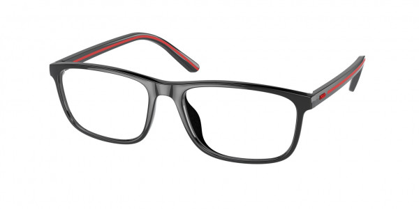 Polo PH2239U Eyeglasses, 5523 SHINY BLACK (BLACK)