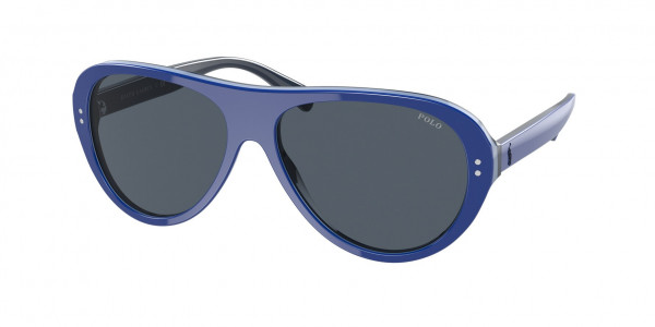 Polo PH4178 Sunglasses, 599287 SHINY ROYAL+AZURE+NAVY DARK GR (BLUE)