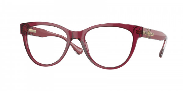 Versace VE3304 Eyeglasses, 5357 TRANSPARENT RED (RED)