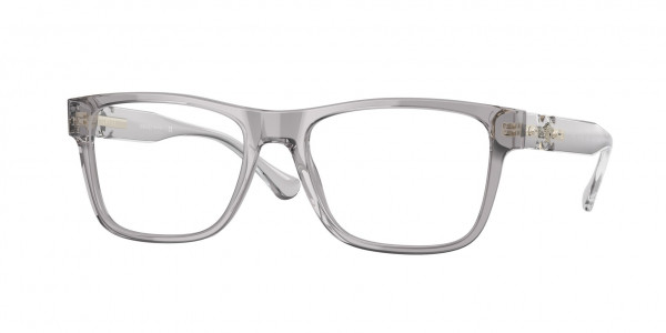 Versace VE3303 Eyeglasses, 593 TRANSPARENT GREY (GREY)
