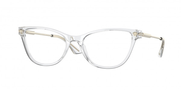 Versace VE3309 Eyeglasses, 148 CRYSTAL (WHITE)