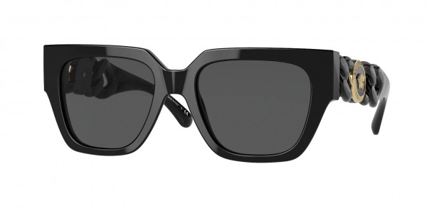 Versace VE4409 Sunglasses, GB1/87 BLACK DARK GREY (BLACK)