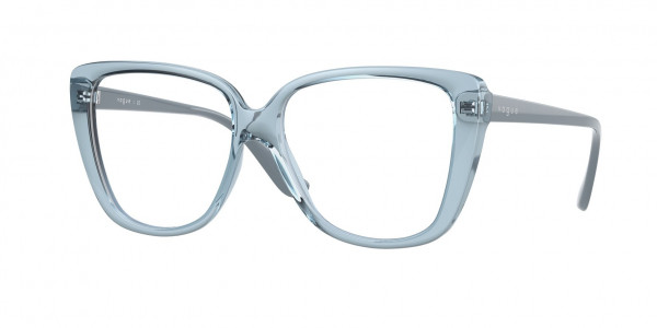 Vogue VO5413 Eyeglasses, 2966 TRANSPARENT BLUE (BLUE)