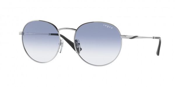 Vogue VO4206S Sunglasses, 323/19 SILVER CLEAR GRADIENT LIGHT BL (SILVER)