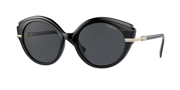 Vogue VO5385SB Sunglasses, W44/87 BLACK DARK GREY (BLACK)