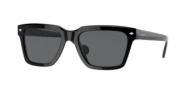 Vogue VO5404S Sunglasses, W44/87 BLACK DARK GREY (BLACK)