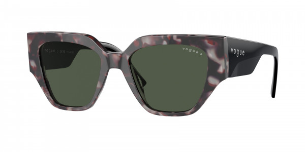 Vogue VO5409S Sunglasses, 31499A GREY TORTOISE DARK GREEN POLAR (GREY)