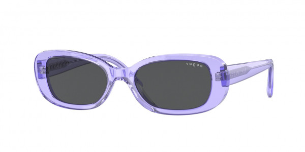 Vogue VO5414S Sunglasses, 295087 TRANSPARENT LILAC (VIOLET)
