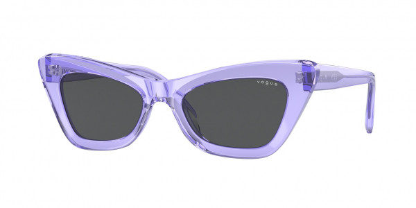 Vogue VO5415S Sunglasses, 295087 TRANSPARENT LILAC (VIOLET)