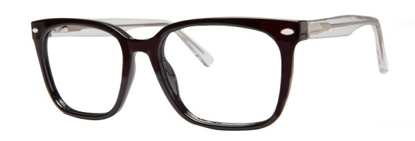 Enhance EN4287 Eyeglasses, Black/Crystal