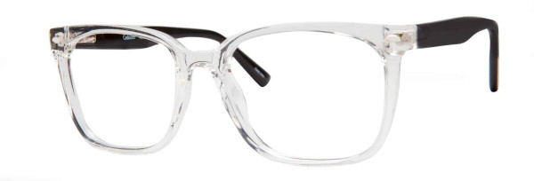Enhance EN4287 Eyeglasses, Crystal/Black