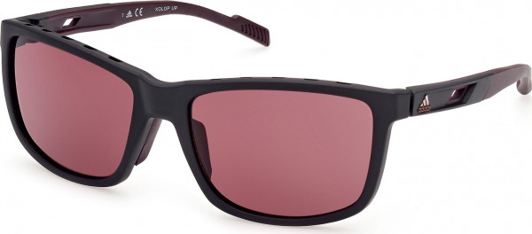 adidas SP0047 Sunglasses, 02S - Matte Black / Matte Black