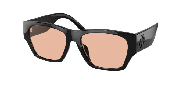 Tory Burch TY9068U Sunglasses, 187360 SHINY BLACK (BLACK)