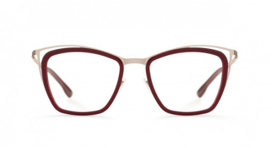 ic! berlin Louisa Eyeglasses, Shiny-Bronze-Burgundy