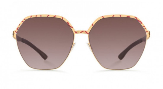 ic! berlin Kiez Motif Sunglasses, Rose-Lava Inlay