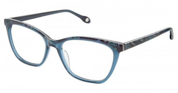 Fysh UK F-3680 Eyeglasses, S404-TEAL SNAKE