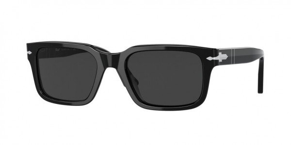 Persol PO3272S Sunglasses, 95/48 BLACK POLAR DARK GREY (BLACK)